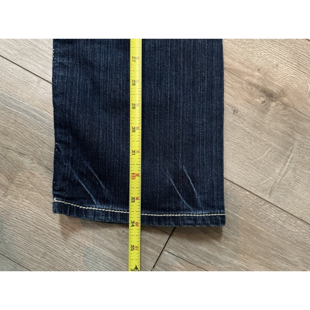 Buckle Women's Boot Cut Jeans - Dark Blue - Picture 9 of 10